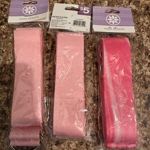 Pink Yoga Straps